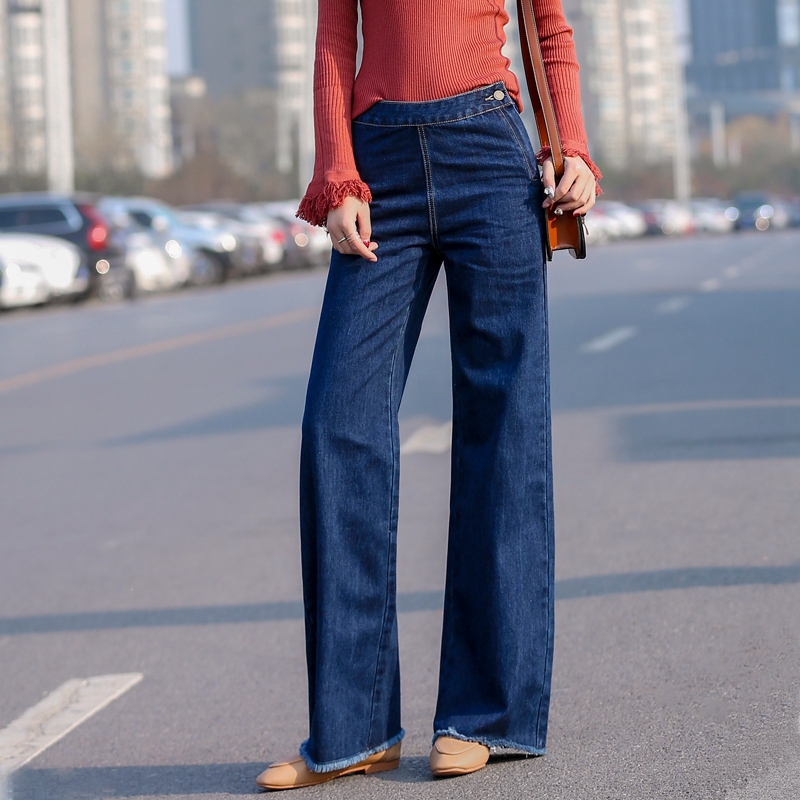 square denim pants