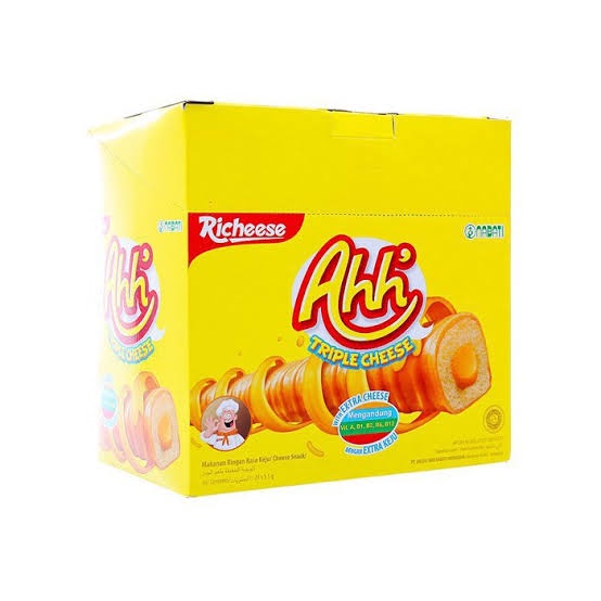 Wafer Richeese Sip Ahh Vegetable 1 Box Contents 20pcs @ 5.5gr 