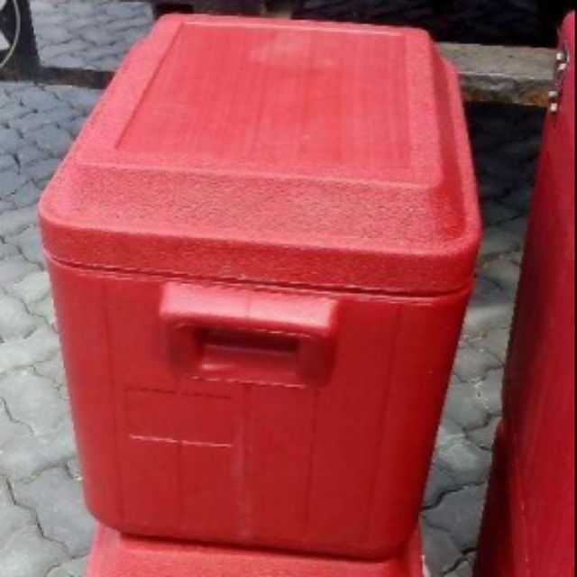 big red cooler