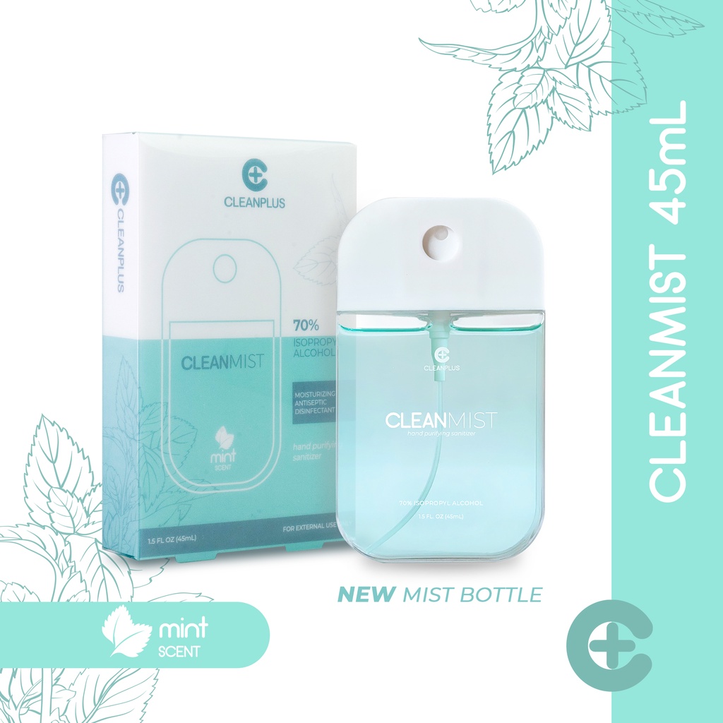 CleanPlus Clean Mist 70 Isopropyl Alcohol Mint Scent Shopee Philippines