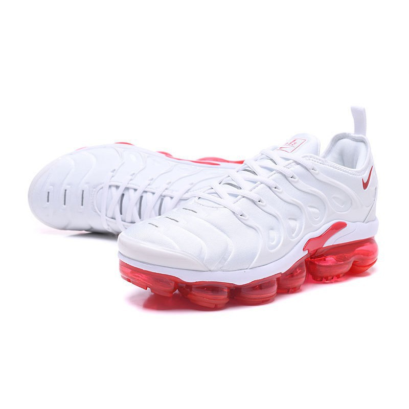 nike vapormax plus white and red