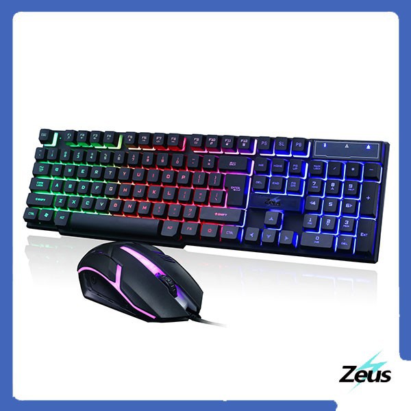 Zeus K001 LED( Amazing Swiftness ）Gaming Keyboard And Mouse Bundle