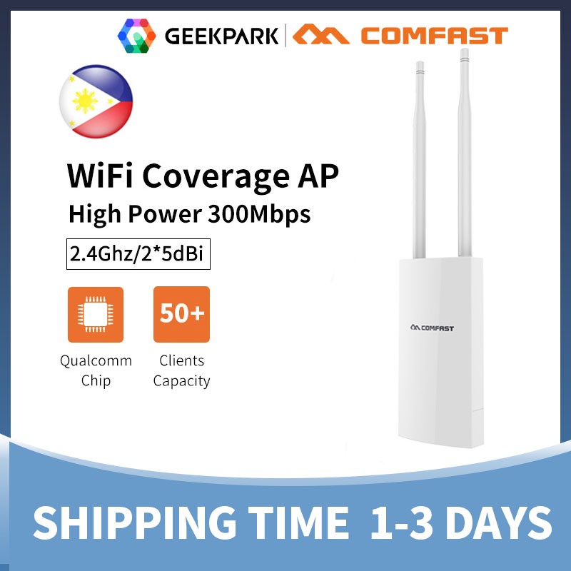 Comfast CFEW71 V2 300Mbps Wireless Wifi Repeater AP Outdoor 2.4Ghz