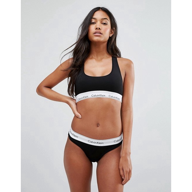 ck modern cotton bralette