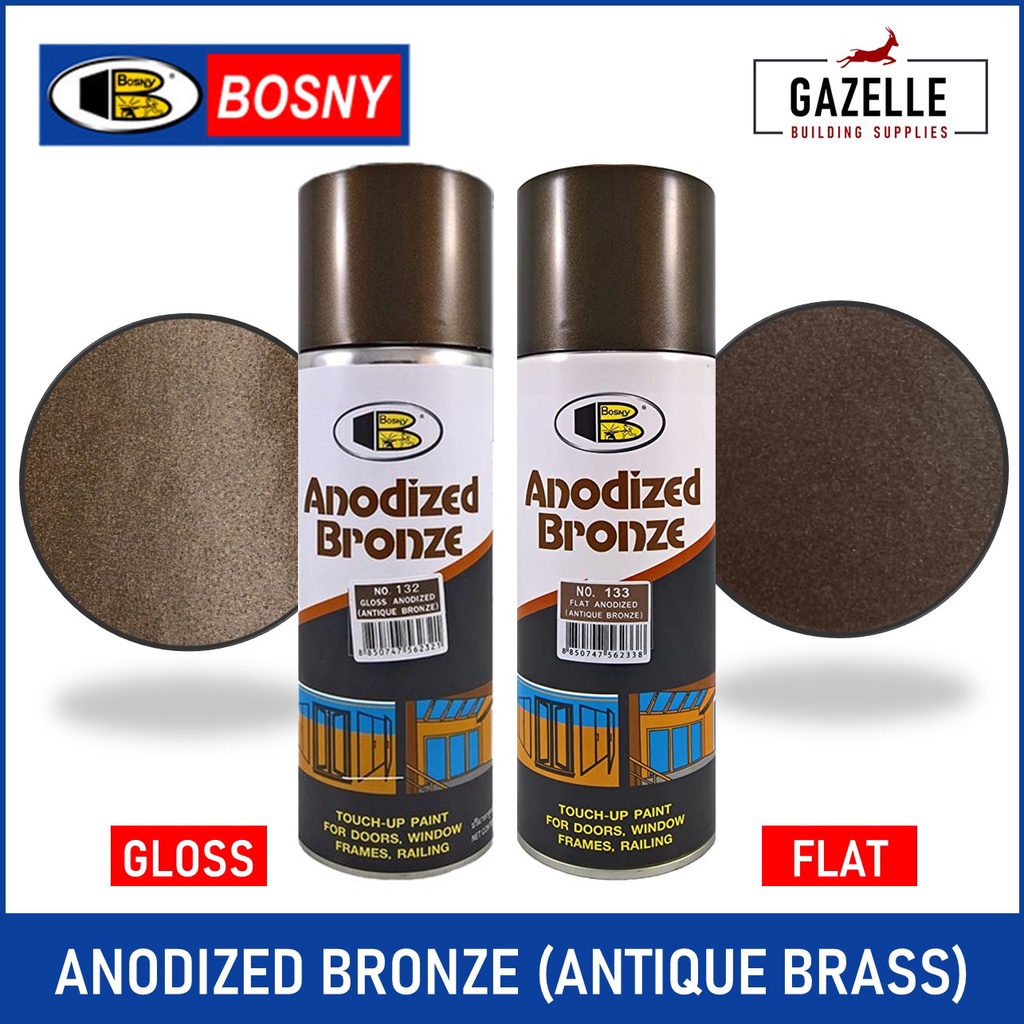 Bosny Anodized Bronze Antique Bronze Brass Color Spray Paint Gloss