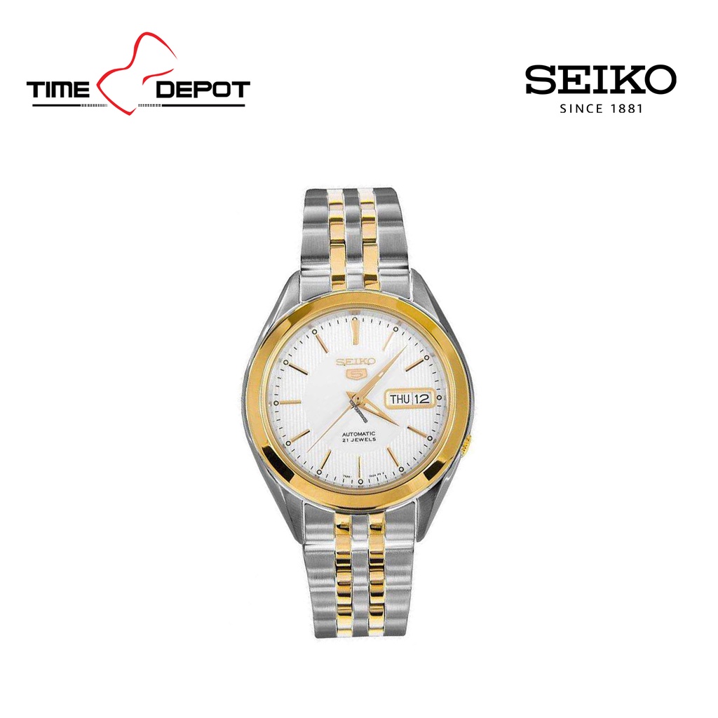 Seiko 5 SNKL24K1 Basic Automatic Two Tone Stainless Steel Strap Watch For  Men | Shopee Philippines