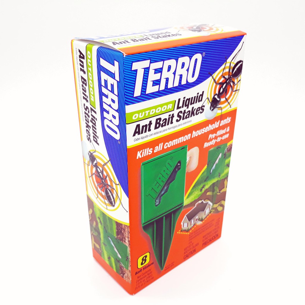 TERRO® Outdoor Liquid Ant Baits Stakes Ant Killer Garden Shopee