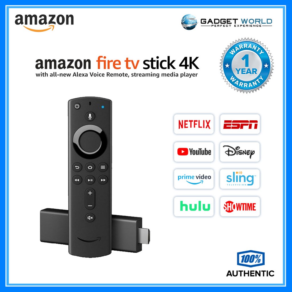 Amazon Fire TV Stick 4K with all-new Alexa Voice Remote, Streaming Media  Player | Shopee Philippines