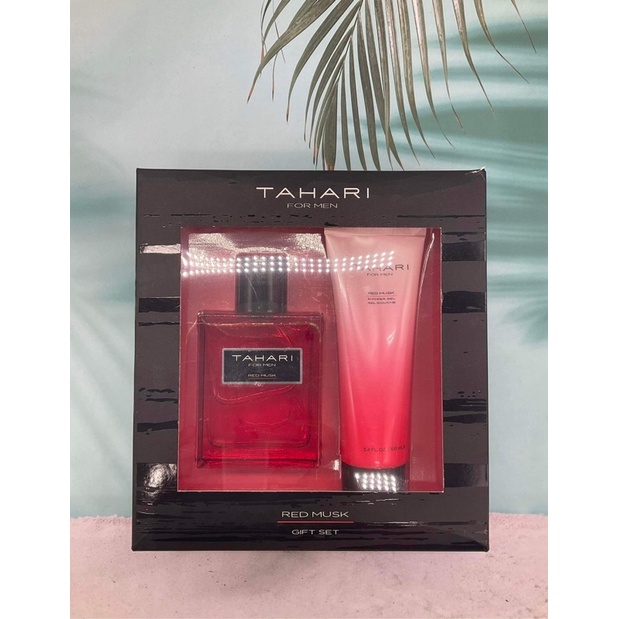 Original Tahari perfume for men red musk gift set from America Shopee Philippines