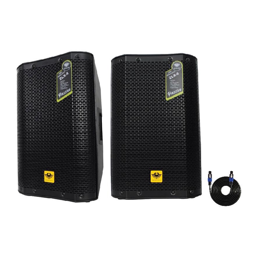 Kevler ZLX8 8in 250W 2Way Full Range Passive Speaker System Audio