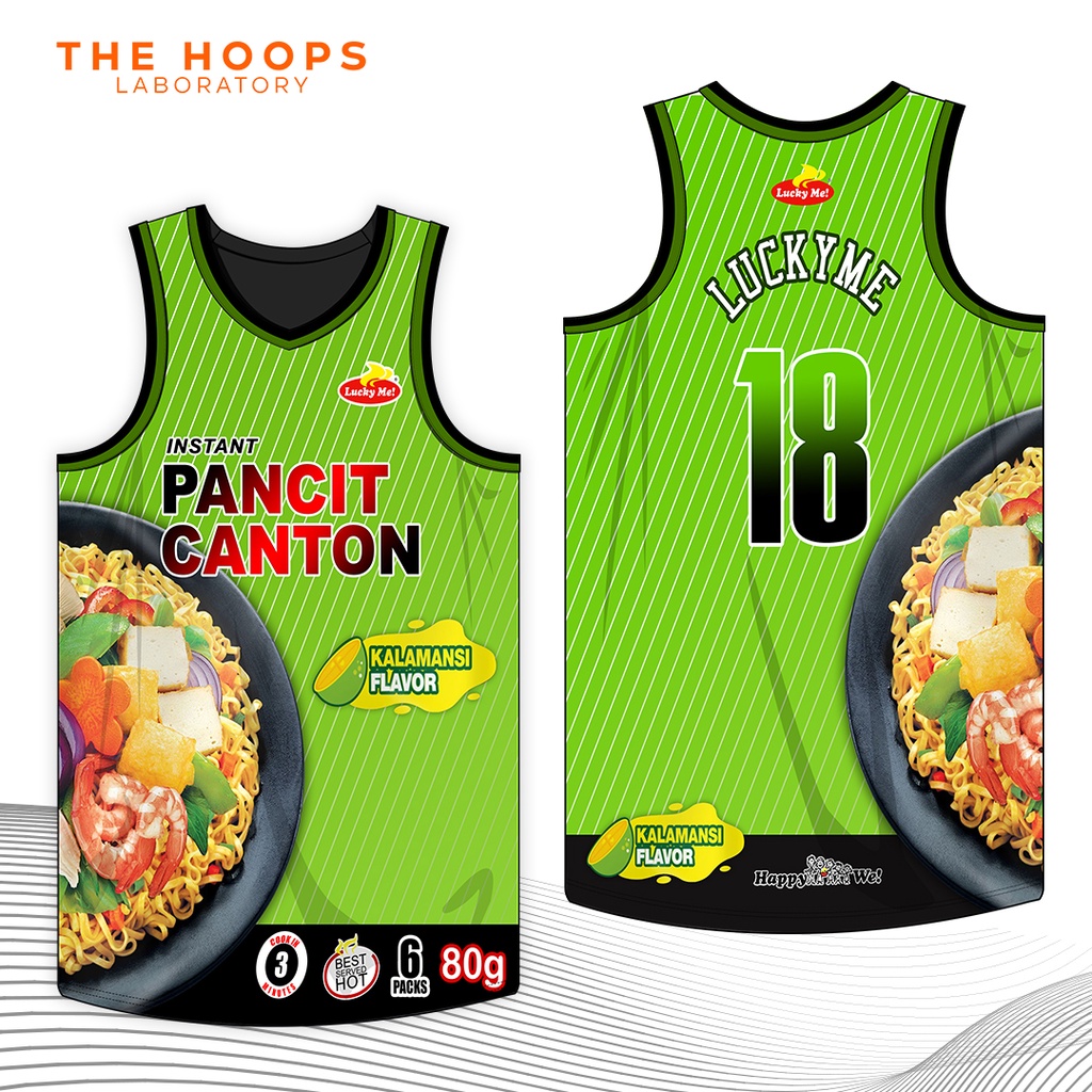 THL X Lucky Me Pancit Canton Kalamansi Upper Jersey Shopee Philippines