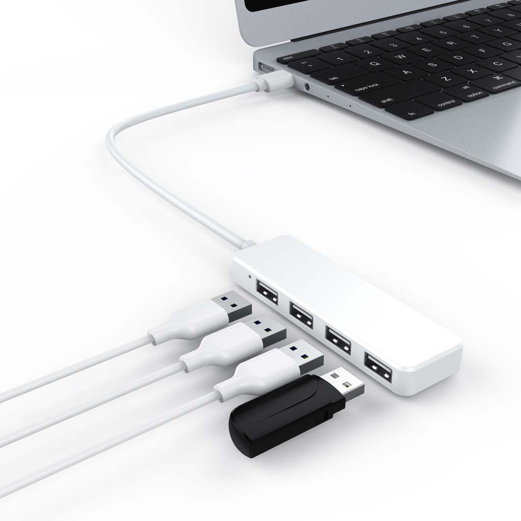 USB 2.0 4 Ports Hub Extension Splitter Adapter Electronic Shopee