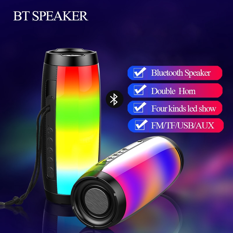 led portable speaker