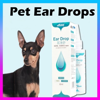 【Fast Delivery】Dog Ear Cleaner For Dogs Cat Ear Cleaner Dog Ear Drops For Dogs Mites Odor Removal