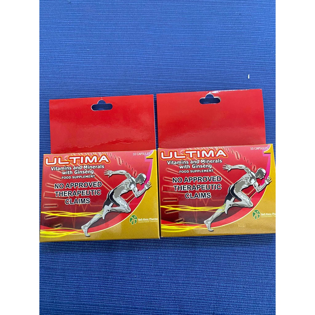 ULTIMA Multivitamins and Minerals with Ginseng per capsule Shopee Philippines