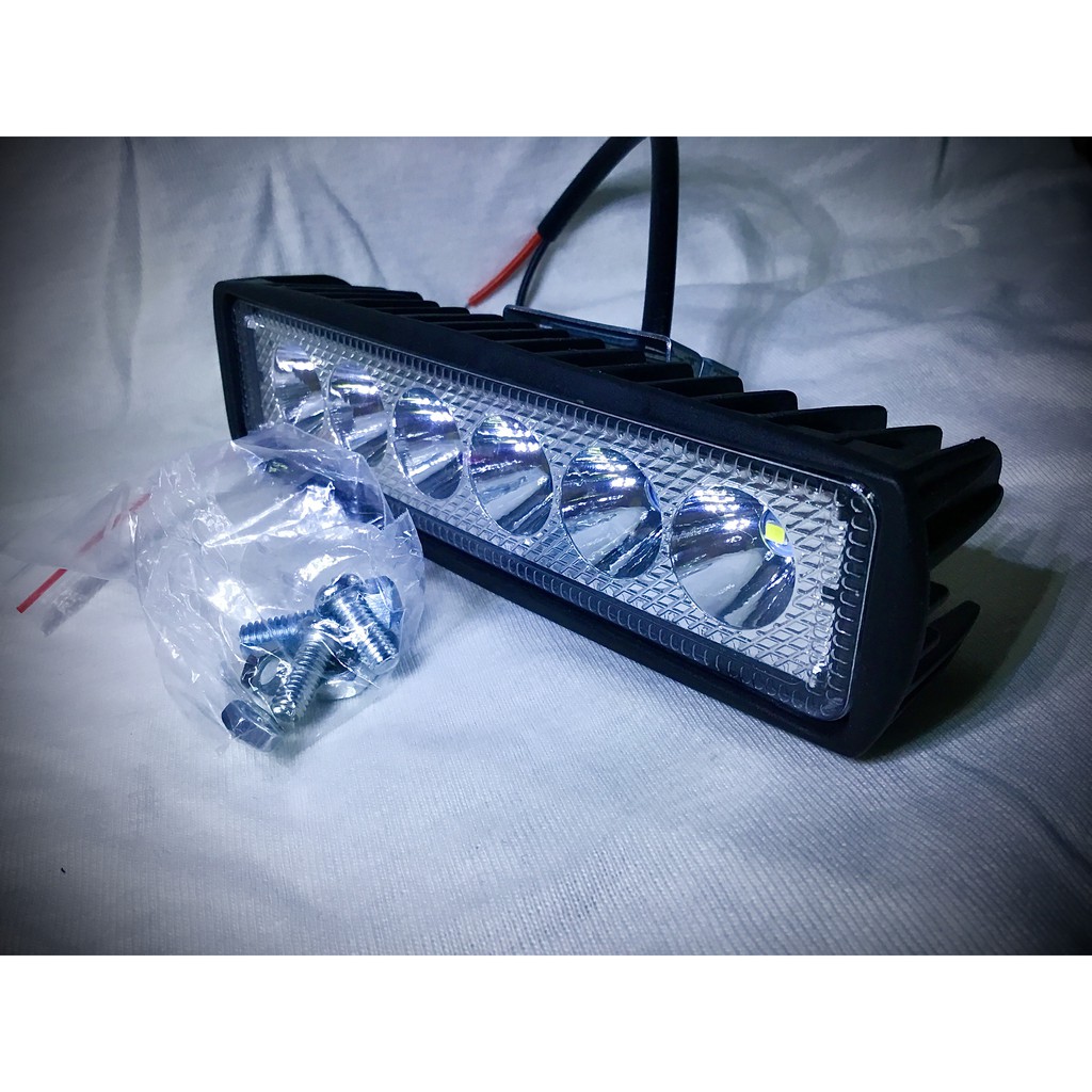 CREE 6 LED BAR MOTORCYCLE OFFROAD HEAD LIGHTS 12V 18W Shopee Philippines