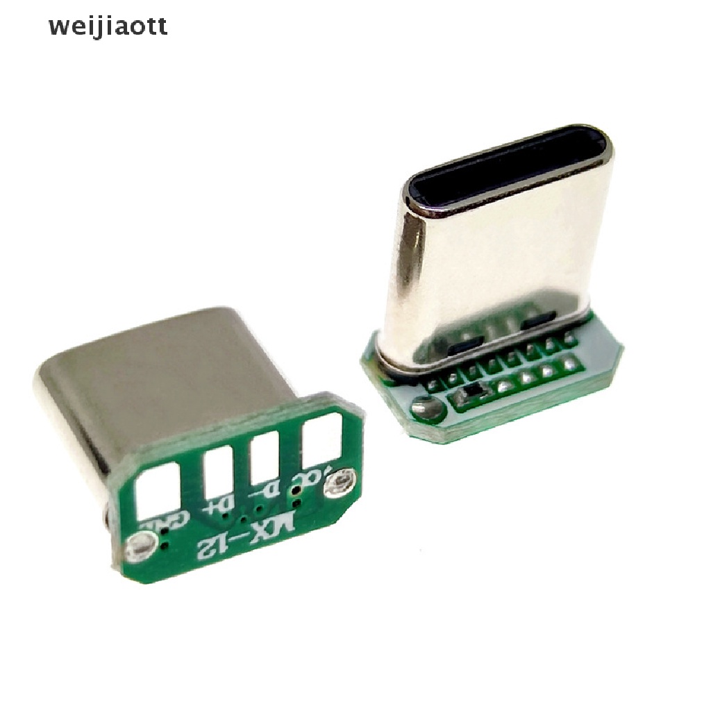 weijiaott USB3.1 Type C Patch Board 16pin 4 Welding Wire Data Band PCB ...