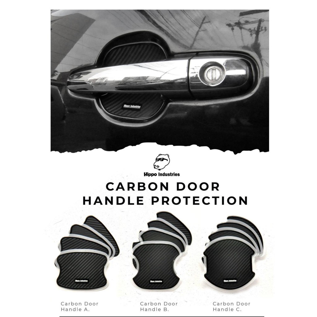 DOOR HANDLE A TOYOTA FORTUNER 20162022 CARBON FIBER INNER DOOR BOWL