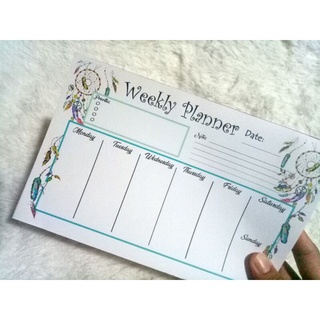 WEEKLY PLANNER PAD | TO DO LIST PAD l Tearable Pages