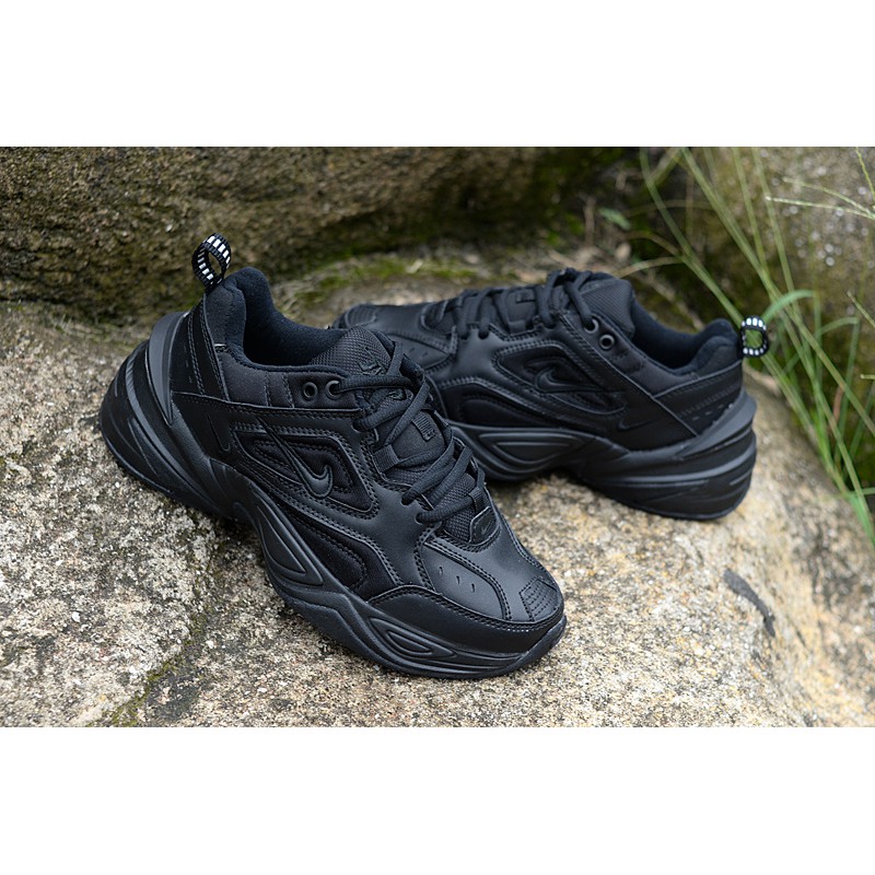 NEWEST】popular~ Nike Air M2K Tekno retro fashion men's and women's shoes  all black Size 36-45 | Shopee Philippines
