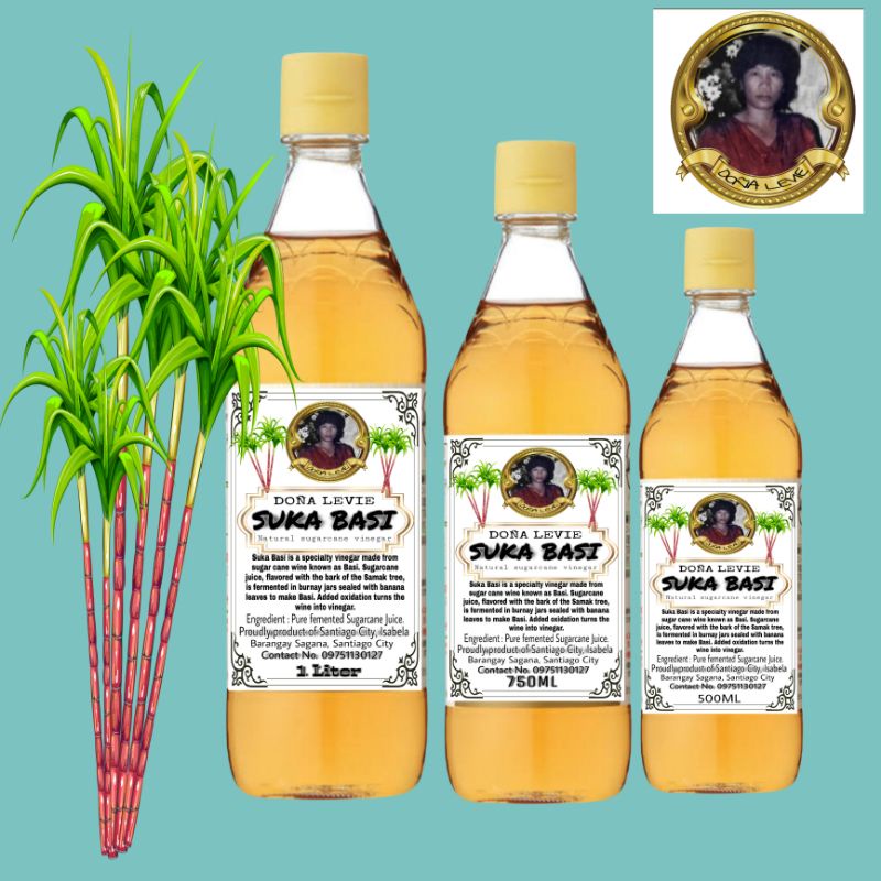 SUKA BASI Sugarcane Vinegar 750 ML Naturally Permented vinegar