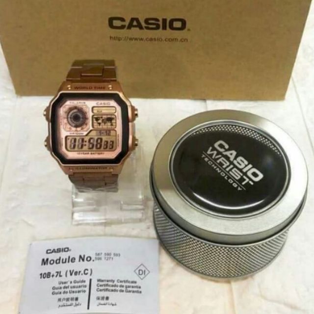 casio ae1200 gold