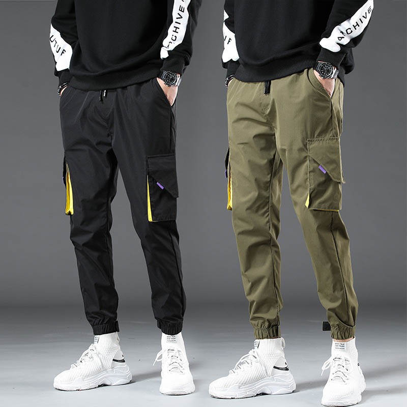cargo joggers green