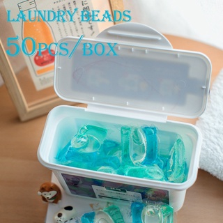 50PCS Laundry Beads pods Liquid Capsules Detergent Balls Washing laundry soap Gel Scent powder DAMAI