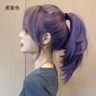 black purple hair color