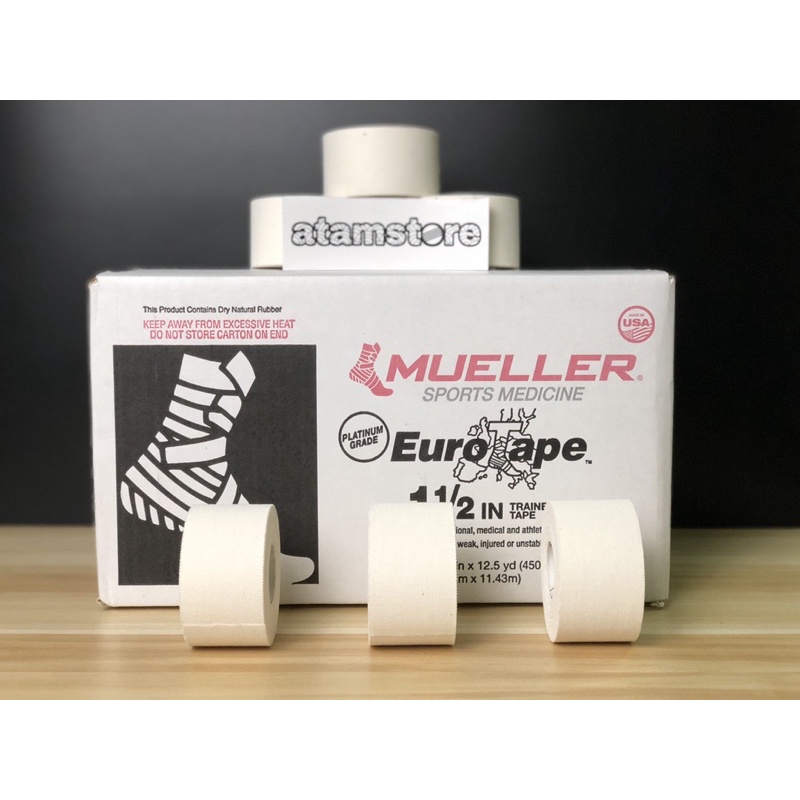 (Readystock Malaysia) Mueller Platinum Eurotape Rigid Strapping Tape Sport Tape Strapping kaki