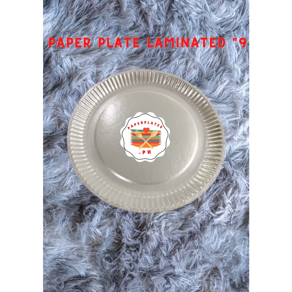 PAPER PLATE LAMINATED 9