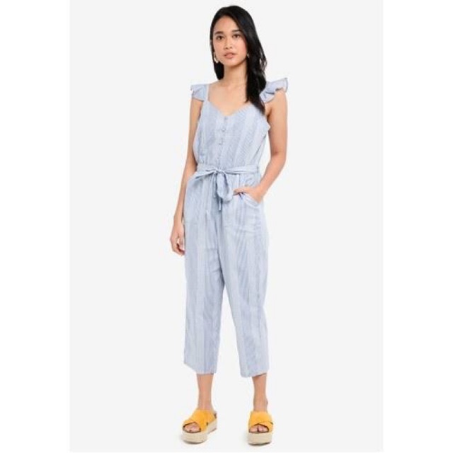 cotton on striped jumpsuit