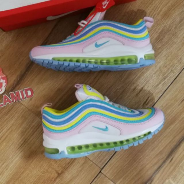 air max 97 pink white yellow