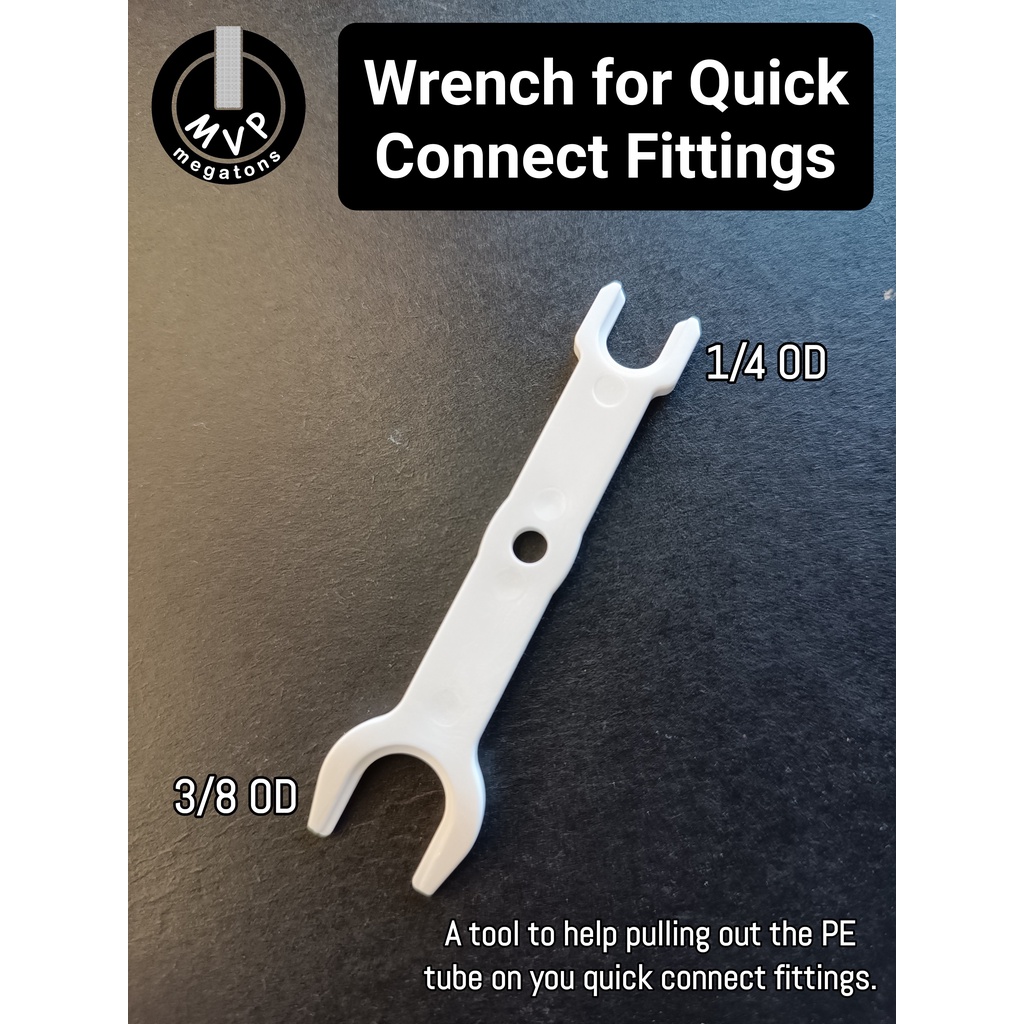 Wrench for Quick Connect Fittings 1/4OD and 3/8OD Tool to help remove