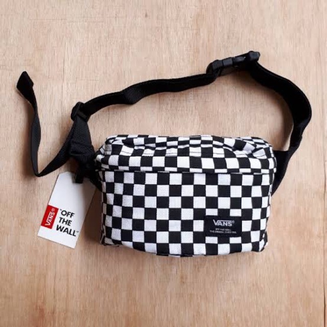 vans checkerboard bum bag