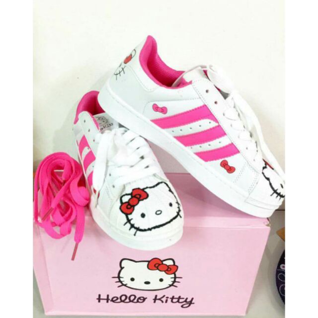 hello kitty adidas superstar