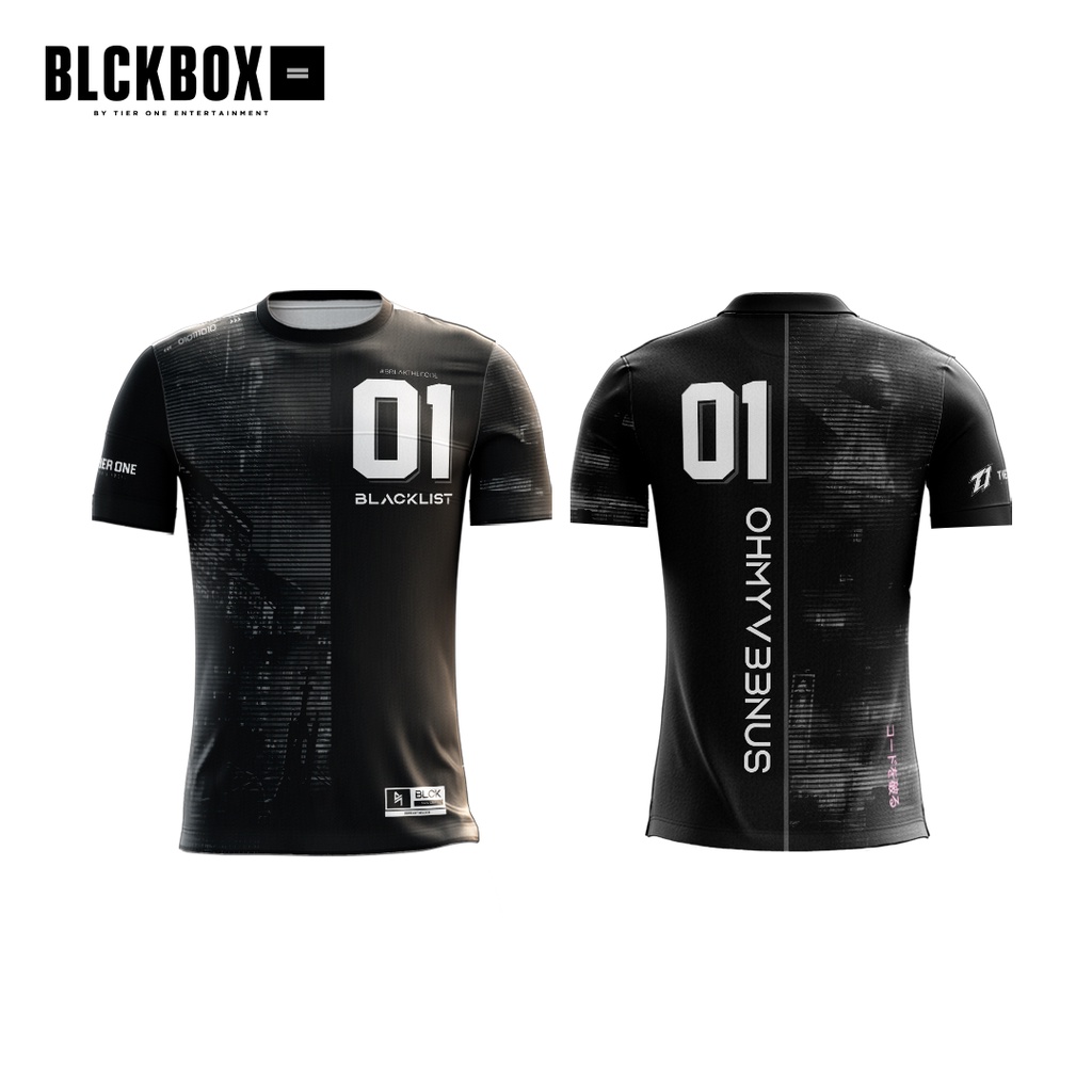 Blacklist International Monochrome Jersey (Stealth Black) Shopee