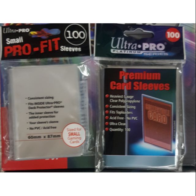 Ultra Pro Fit Sleeves & Premium Card Sleeves Shopee Philippines