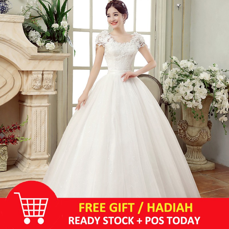 shopee wedding gown
