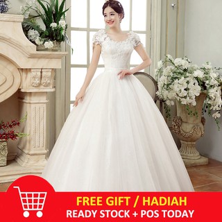 NEW White Lace Wedding Dress Bridal Gown Custom