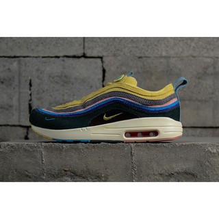 YO NIKE AIR MAX 97 Colored stitching Nike Air Max 971 Sean Interesting Nike Air Max 971 Sean Wotherspoon Blue White