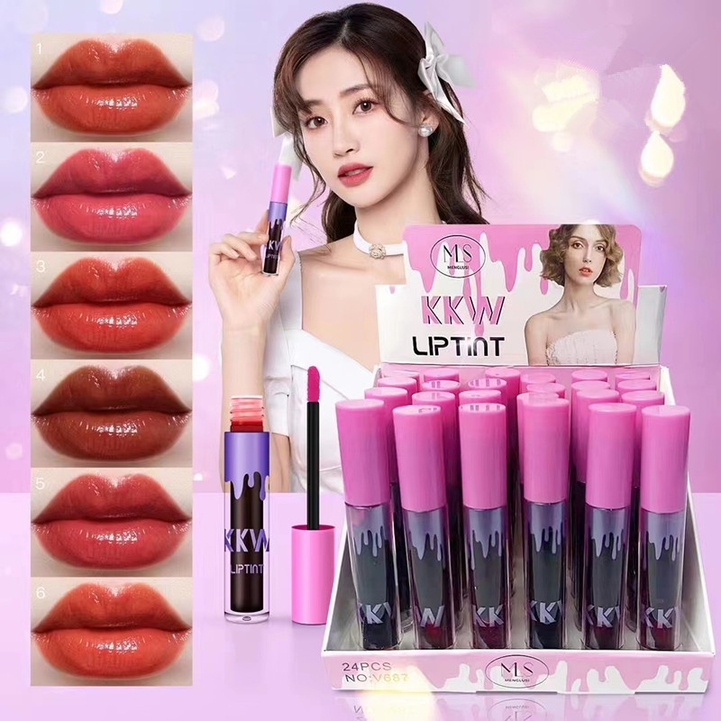 B.S COD NEW 2022 KKW Lip Tint Moisturizing Long Lasting Shopee