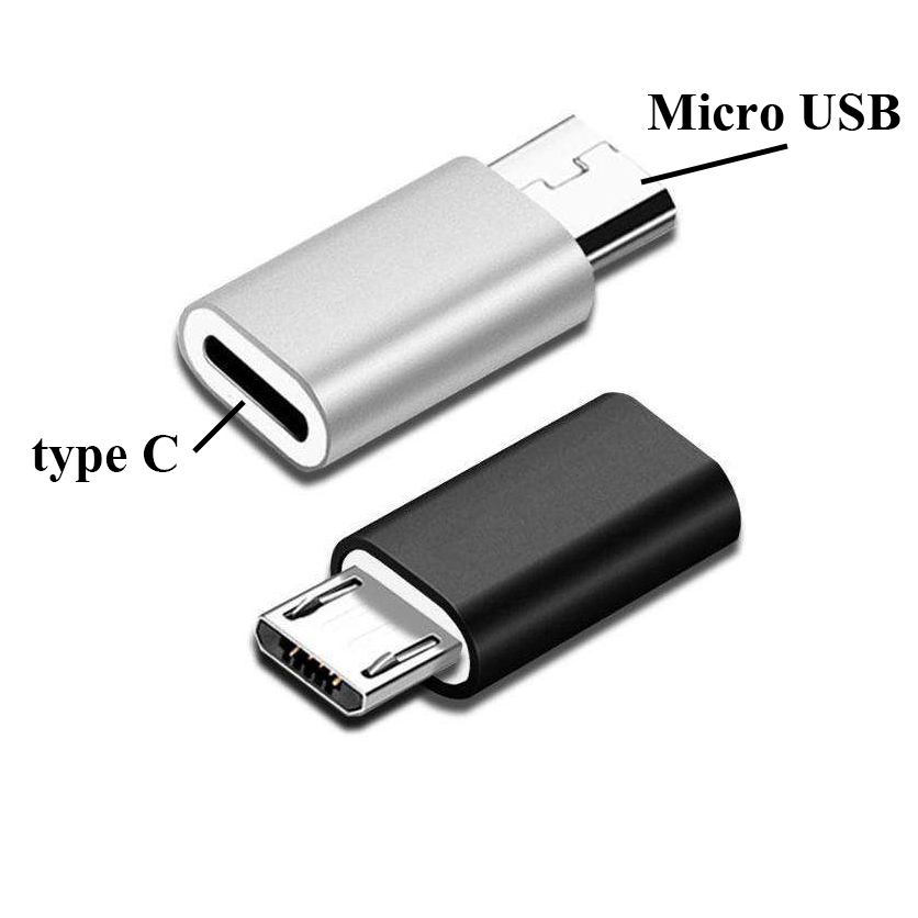 Micro USB 2.0 Male Jack to USB 3.1 Type C Data Adapter ...