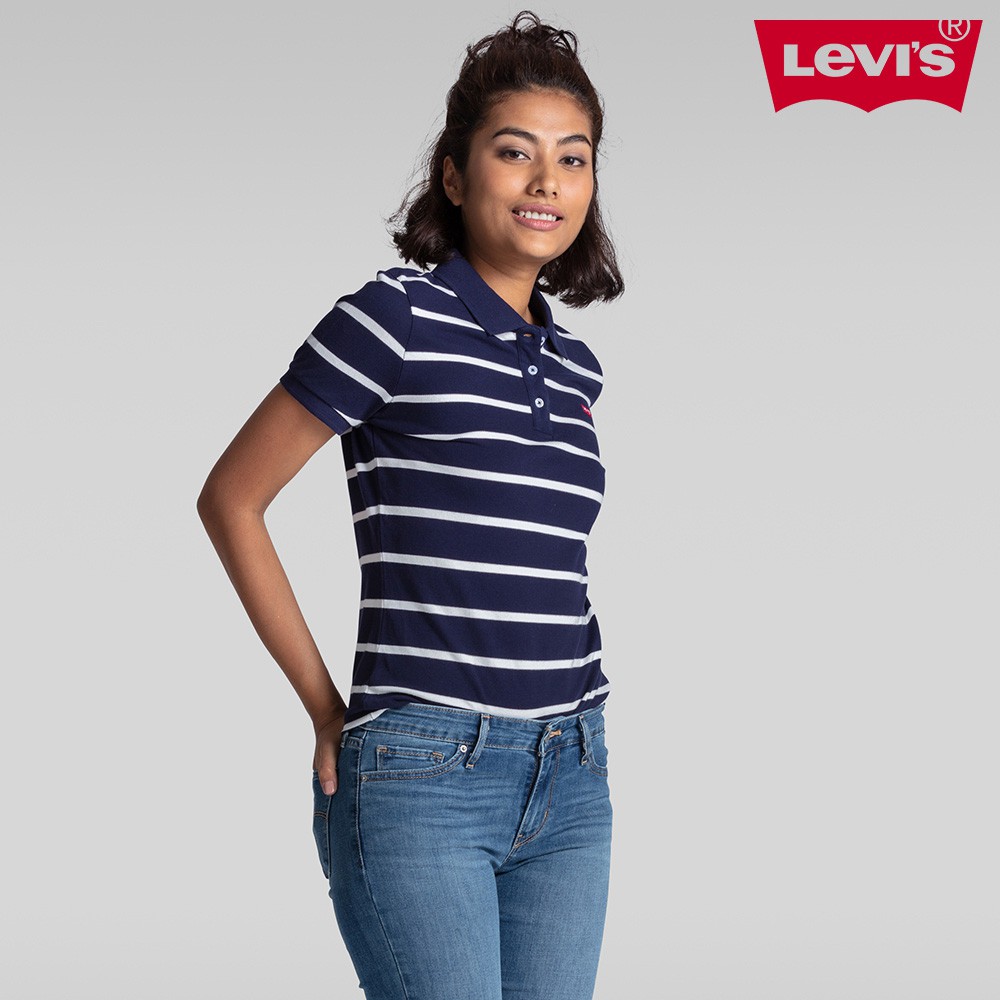 levi's blue polo t shirt