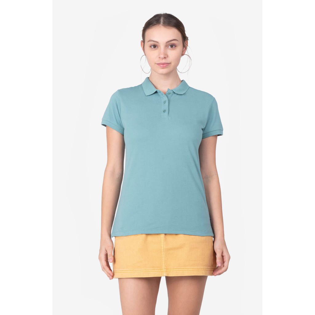 Women's Basic Polo (Mint Green) Shopee Philippines