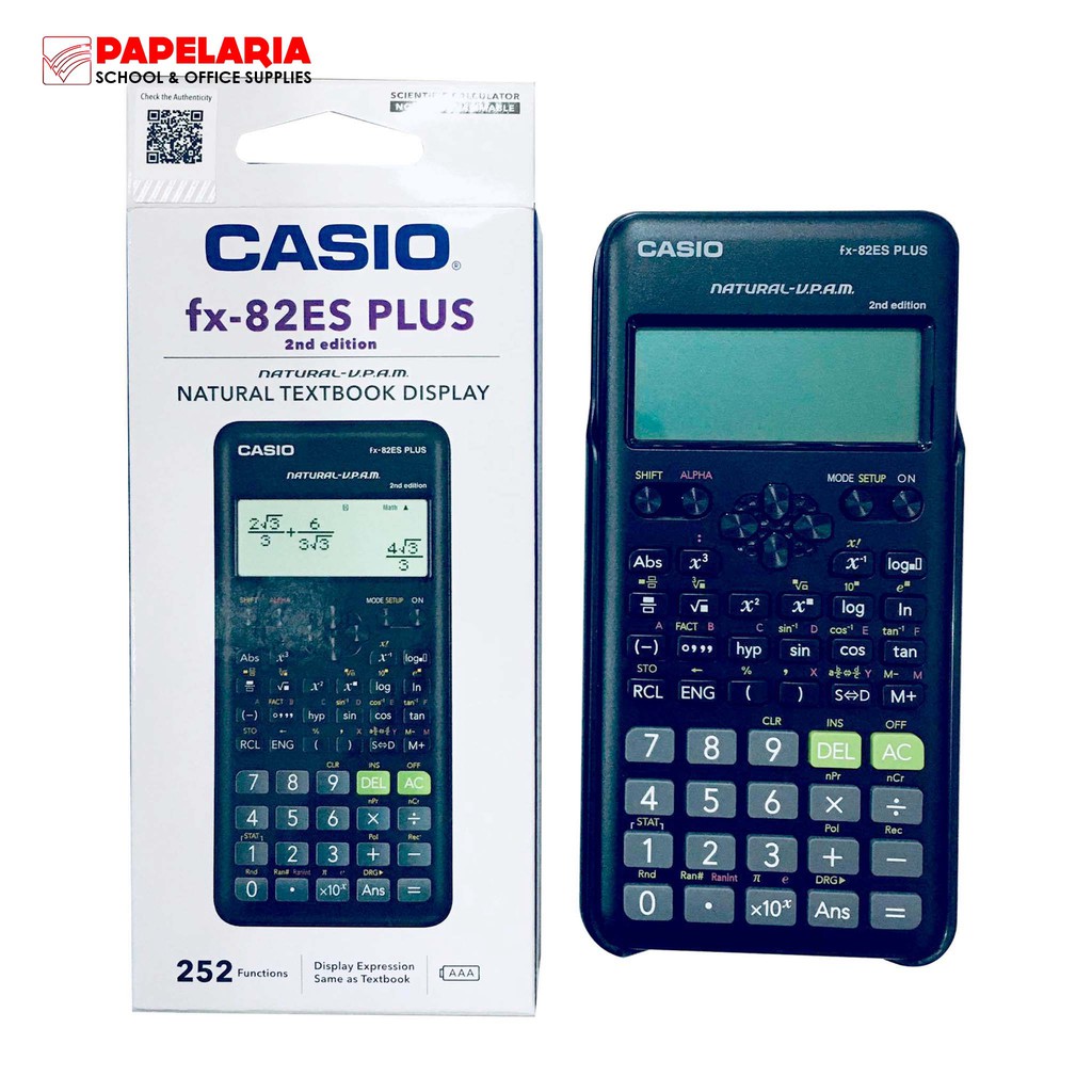 CASIO SCIENTIFIC CALCULATOR FX82ES PLUS Shopee Philippines