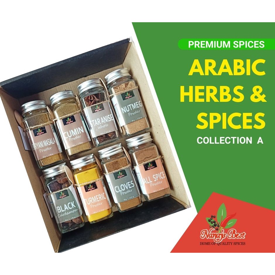 NanaysBest Herbs and Spices Collection in a Shaker Jar in a Box
