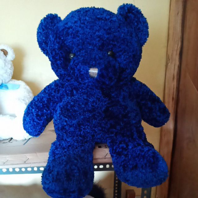 royal blue teddy bear