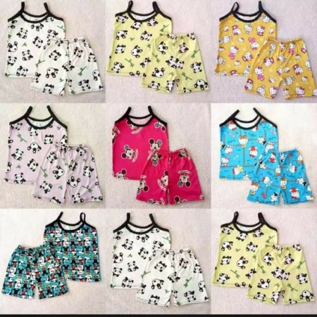 (Set) Sando short terno for girls...sample pictures only.. | Shopee ...