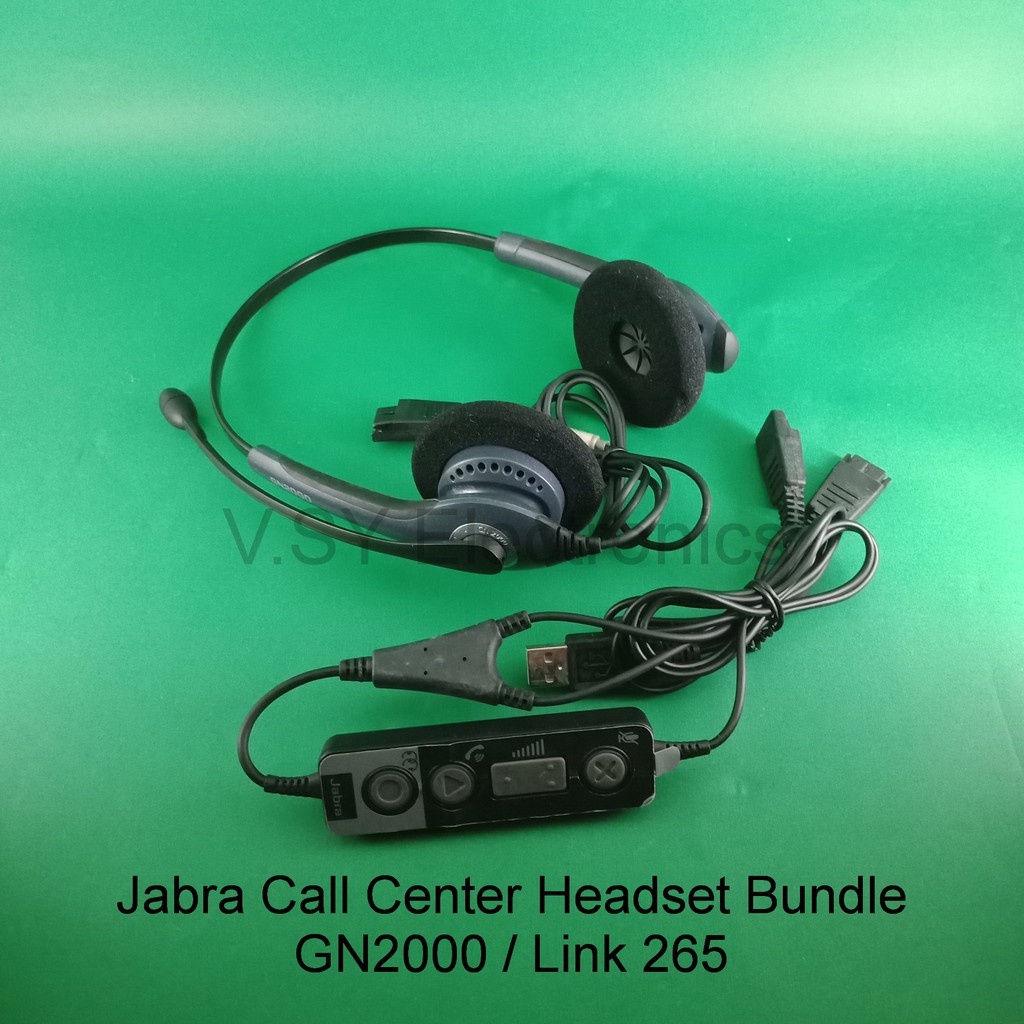 Motivere Konklusion Slumber Jabra Call Center Headset Bundle GN2000 Link 265 90% smooth | Shopee  Philippines